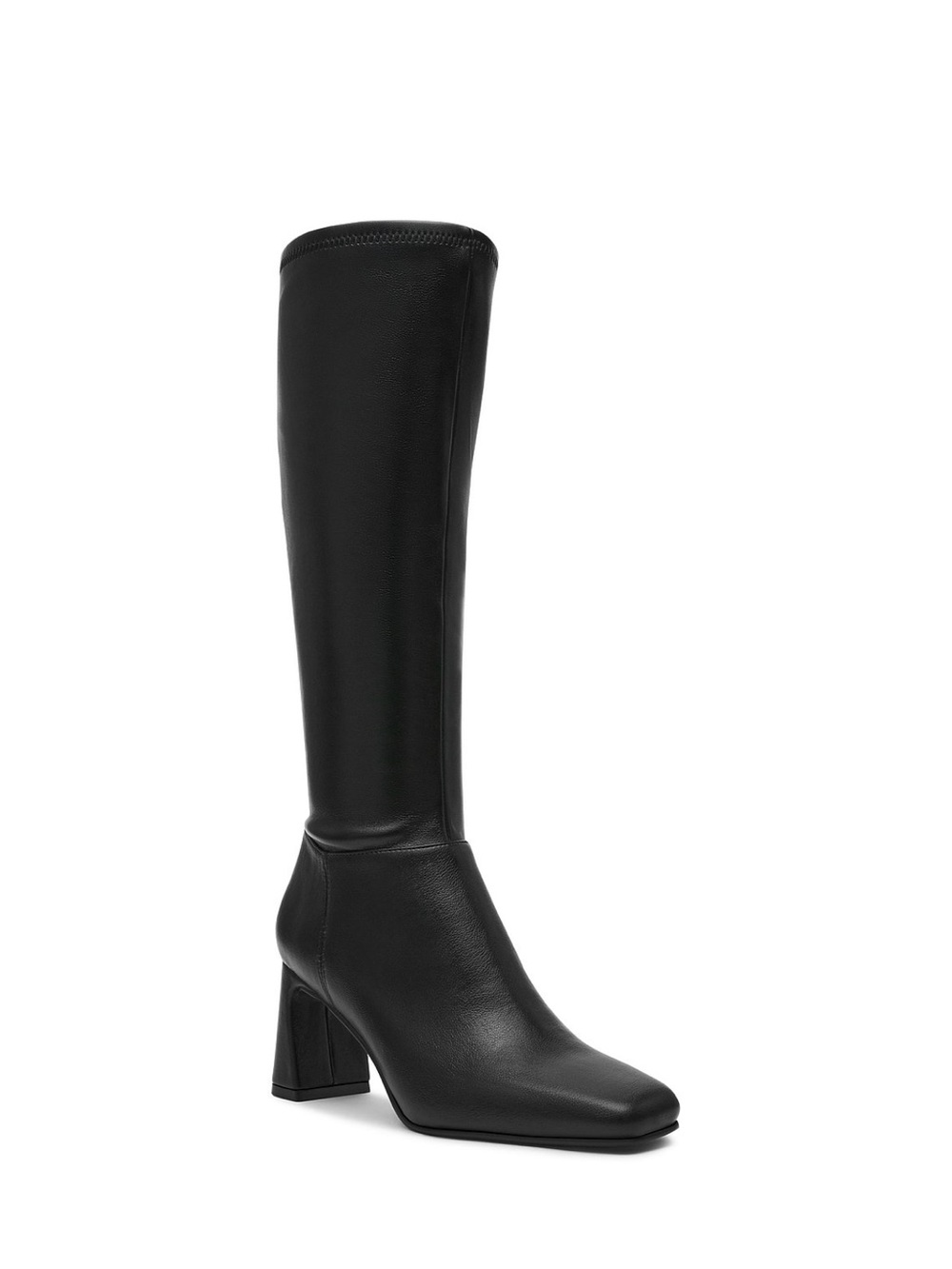 Steve Madden Black Knee-High Block Heel Hunny Boots